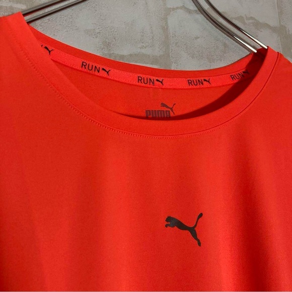 Puma Bright Red Sports Crop Top NWOT - Picture 3 of 7